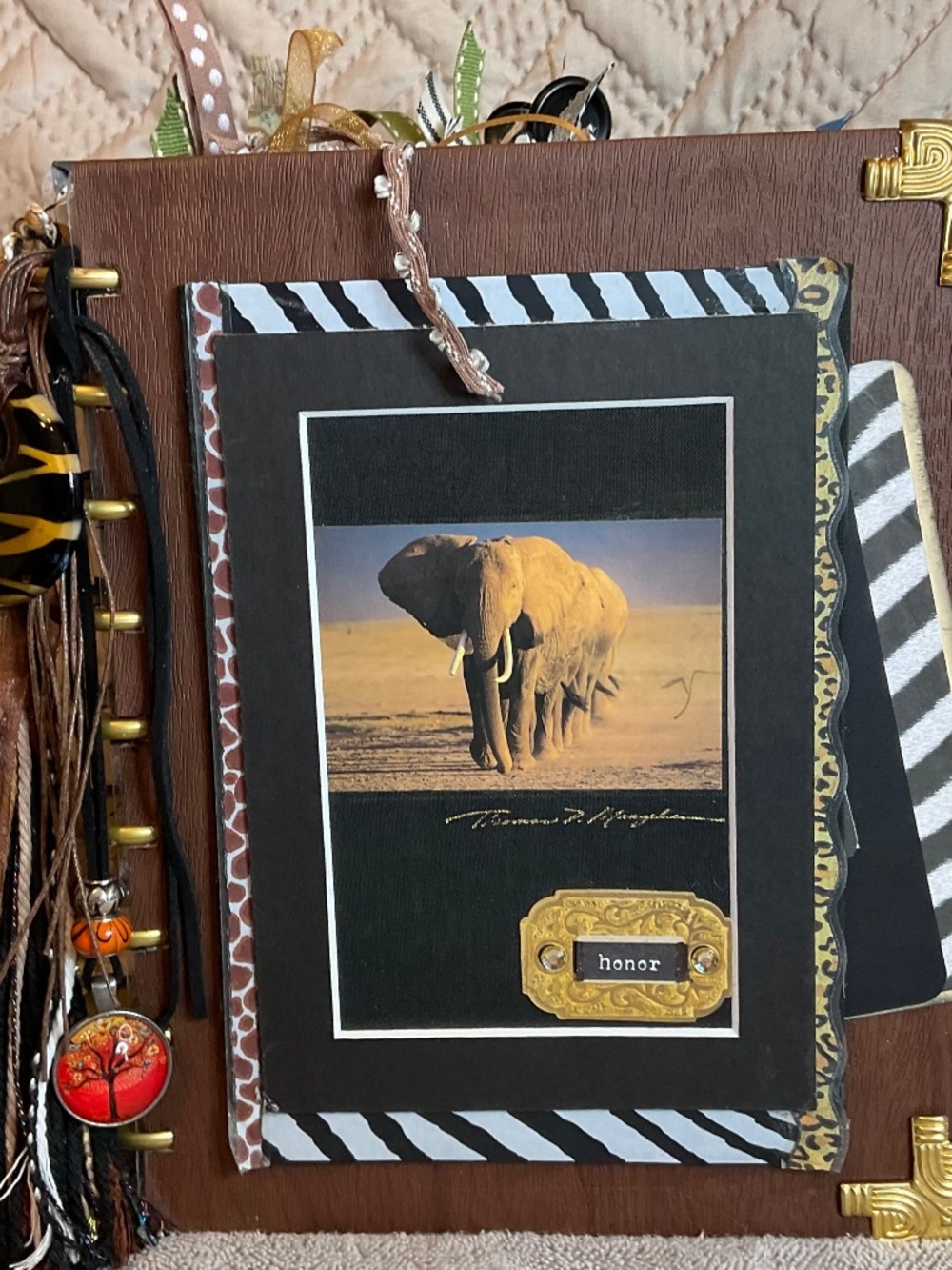 African Wildlife Art/Junk Journal